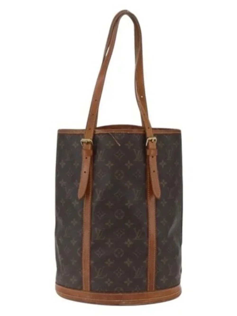 LOUIS VUITTON Monogram Bucket GM Shoulder Bag M42236 LV Auth 165936